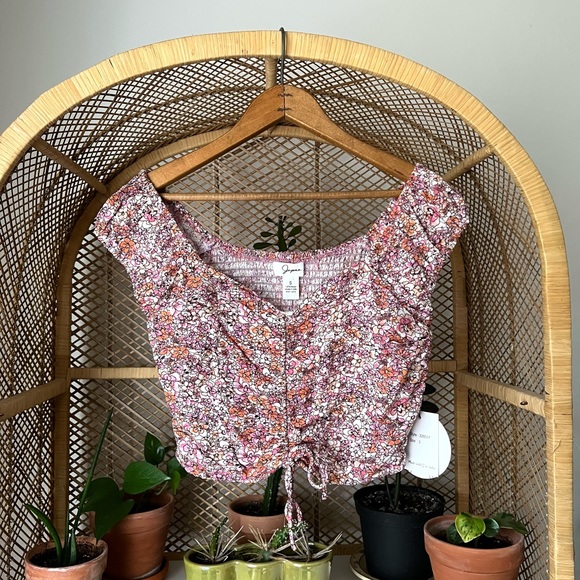 Floral smocked croptop - Picture 7 of 8